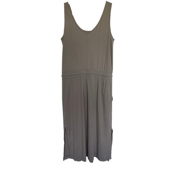 Talbots Haven Well Within Cotton Tie Waist Midi Dress in Gray, M - Picture 2 of 6